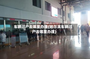 车辆过户去哪里办理(哈尔滨车辆过户去哪里办理)