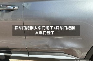 开车门把别人车门闯了/开车门把别人车门碰了