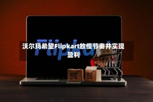 沃尔玛希望Flipkart放慢节奏并实现盈利
