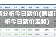 焦煤行情分析今日猪价(焦煤行情分析今日猪价走势)