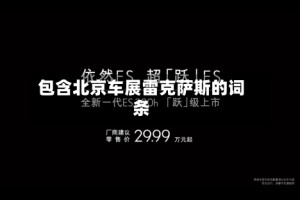 包含北京车展雷克萨斯的词条