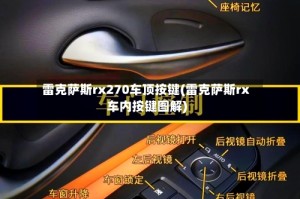 雷克萨斯rx270车顶按键(雷克萨斯rx车内按键图解)