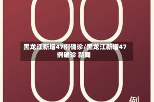 黑龙江新增47例确诊/黑龙江新增47例确诊 新闻