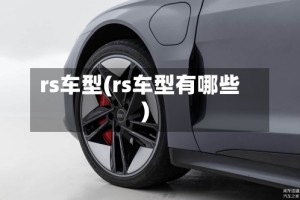 rs车型(rs车型有哪些)