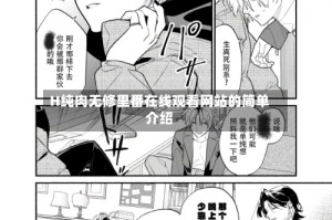 H纯肉无修里番在线观看网站的简单介绍