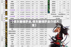 【倩女幽魂职业,倩女幽魂职业介绍大全】