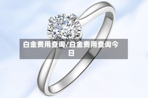 白金费用查询/白金费用查询今日