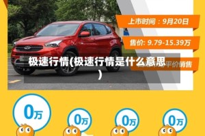 极速行情(极速行情是什么意思)