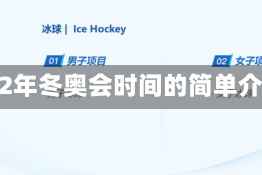2022年冬奥会时间的简单介绍