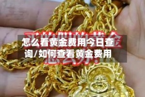 怎么看黄金费用今日查询/如何查看黄金费用