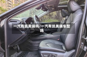 一汽有凯美瑞吗/一汽有凯美瑞车型吗