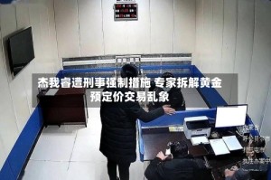 杰我睿遭刑事强制措施 专家拆解黄金预定价交易乱象