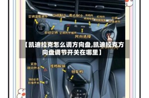 【凯迪拉克怎么调方向盘,凯迪拉克方向盘调节开关在哪里】