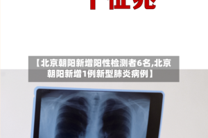 【北京朝阳新增阳性检测者6名,北京朝阳新增1例新型肺炎病例】