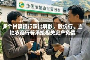 多个村镇银行获批解散，股份行、当地农商行等承接相关资产负债