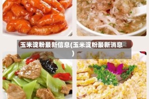 玉米淀粉最新信息(玉米淀粉最新消息)