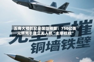 五角大楼创纪录国防预算：750亿美元将用于建立无人机“主宰权权”