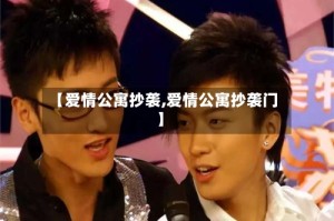【爱情公寓抄袭,爱情公寓抄袭门】