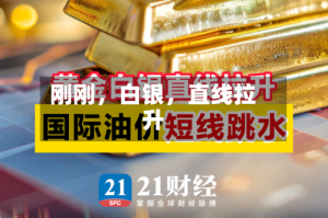 刚刚，白银，直线拉升