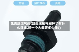 凯美瑞废气阀(凯美瑞废气阀坏了有什么征兆,换一个大概要多少钱?)