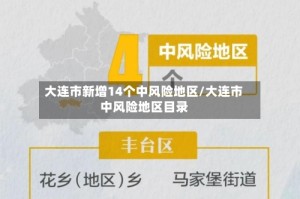 大连市新增14个中风险地区/大连市中风险地区目录