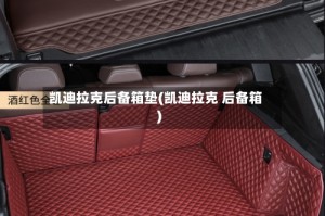 凯迪拉克后备箱垫(凯迪拉克 后备箱)