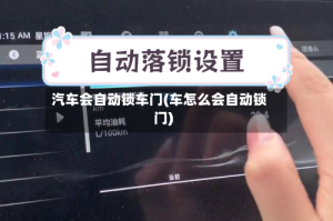 汽车会自动锁车门(车怎么会自动锁门)