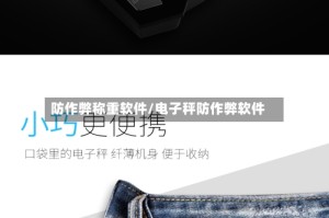 防作弊称重软件/电子秤防作弊软件