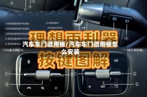 汽车车门遮雨板/汽车车门遮雨板怎么安装