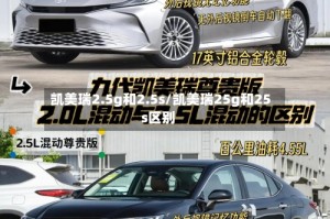 凯美瑞2.5g和2.5s/凯美瑞25g和25s区别