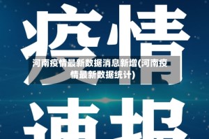河南疫情最新数据消息新增(河南疫情最新数据统计)