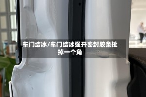 车门结冰/车门结冰强开密封胶条扯掉一个角