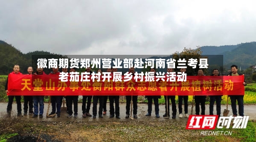 徽商期货郑州营业部赴河南省兰考县老茄庄村开展乡村振兴活动-第2张图片