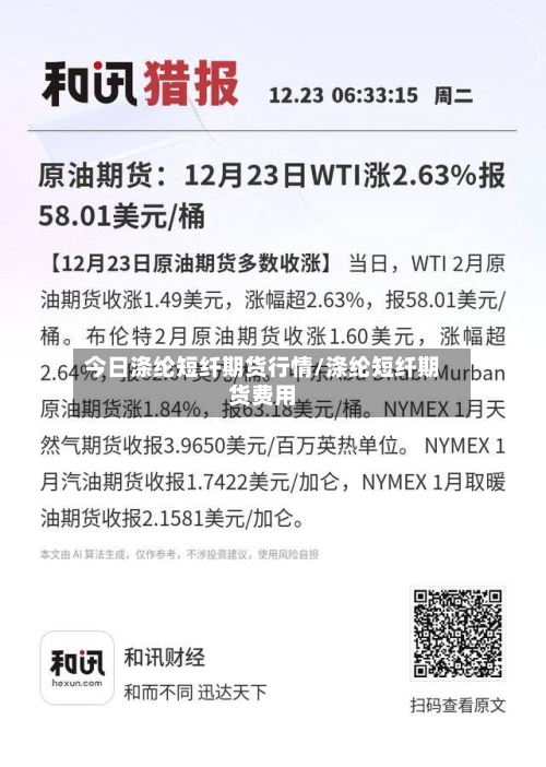 今日涤纶短纤期货行情/涤纶短纤期货费用-第2张图片