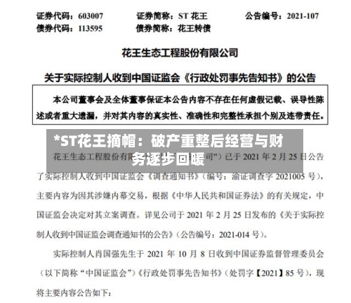 *ST花王摘帽：破产重整后经营与财务逐步回暖-第1张图片
