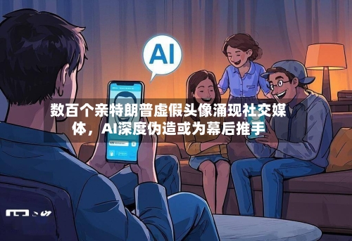 数百个亲特朗普虚假头像涌现社交媒体	，AI深度伪造或为幕后推手-第1张图片