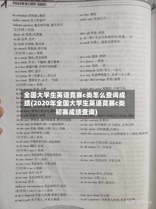 全国大学生英语竞赛c类怎么查询成绩(2020年全国大学生英语竞赛c类初赛成绩查询)-第1张图片