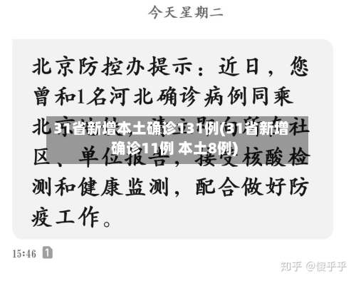 31省新增本土确诊131例(31省新增确诊11例 本土8例)-第2张图片