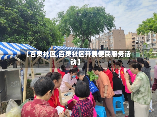 【百灵社区,百灵社区开展便民服务活动】-第1张图片