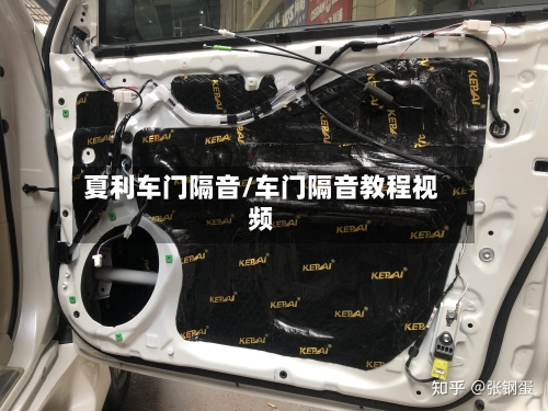 夏利车门隔音/车门隔音教程视频-第1张图片