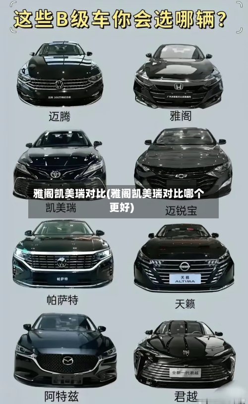 雅阁凯美瑞对比(雅阁凯美瑞对比哪个更好)-第2张图片