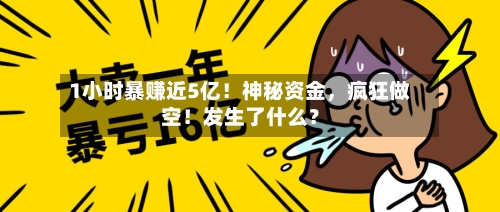 1小时暴赚近5亿！神秘资金	，疯狂做空！发生了什么？-第2张图片