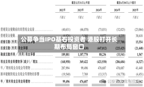 公募争当IPO基石投资者 港股打开长期布局窗口-第2张图片