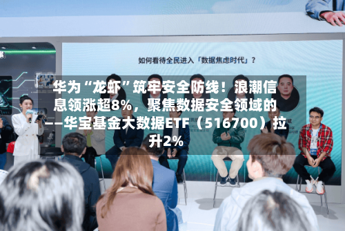 华为“龙虾”筑牢安全防线！浪潮信息领涨超8%，聚焦数据安全领域的——华宝基金大数据ETF（516700）拉升2%-第1张图片
