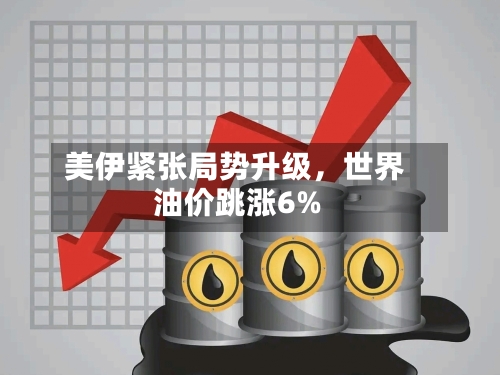 美伊紧张局势升级，世界油价跳涨6%-第1张图片