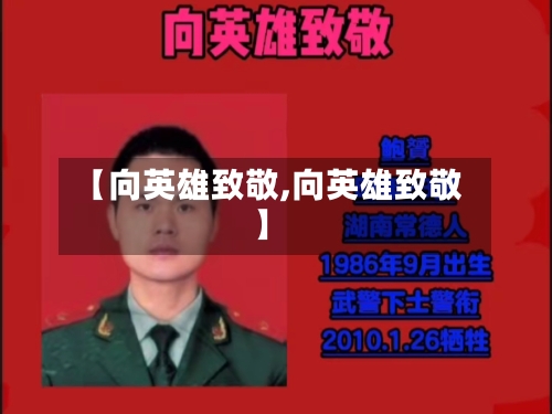 【向英雄致敬,向英雄致敬】-第1张图片