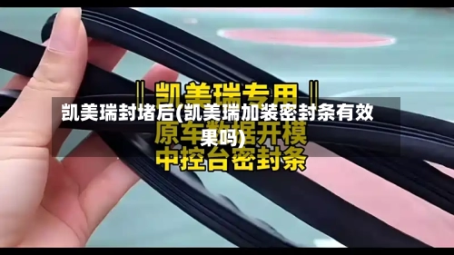 凯美瑞封堵后(凯美瑞加装密封条有效果吗)-第1张图片