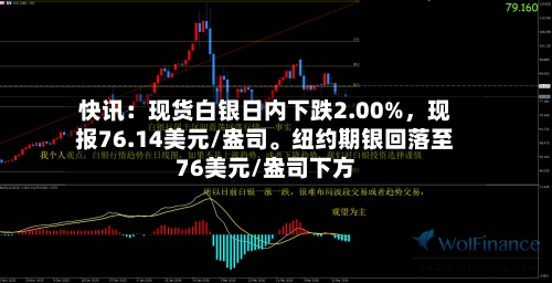 快讯：现货白银日内下跌2.00%，现报76.14美元/盎司。纽约期银回落至76美元/盎司下方-第1张图片