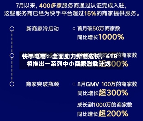 快手电商：全面助力新商成长，618将推出一系列中小商家激励计划-第1张图片