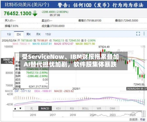 受ServiceNow、IBM财报拖累叠加AI替代担忧加剧，软件股集体暴跌-第3张图片